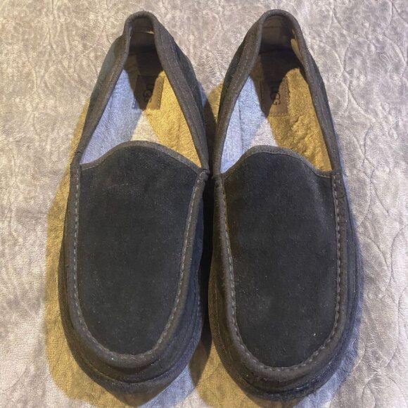 Ugg Australia DEX Black Suede Slippers
Men\'s Size 13 main image 9